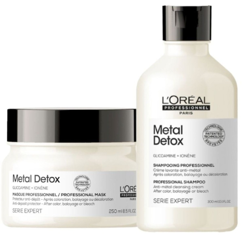 LOral Professionnel Serie Expert Metal Detox Shampoo & Hair Mask