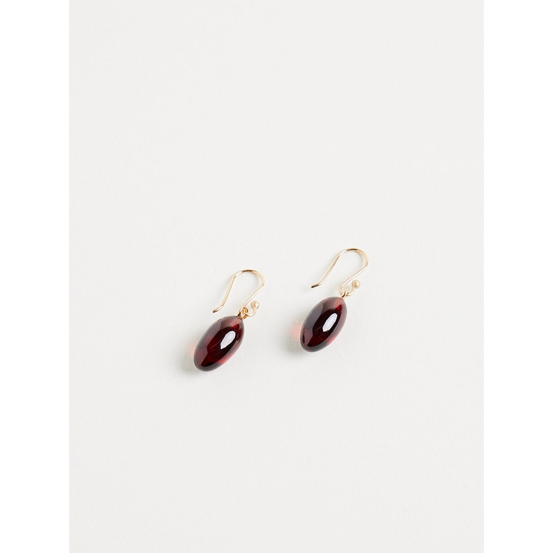 Berry Earrings in Garnet