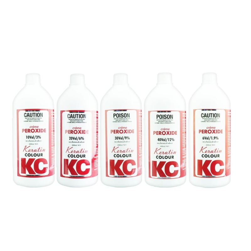 KERATIN COLOUR Keratin Color Creme Peroxide  |  900ml, Various Colours
