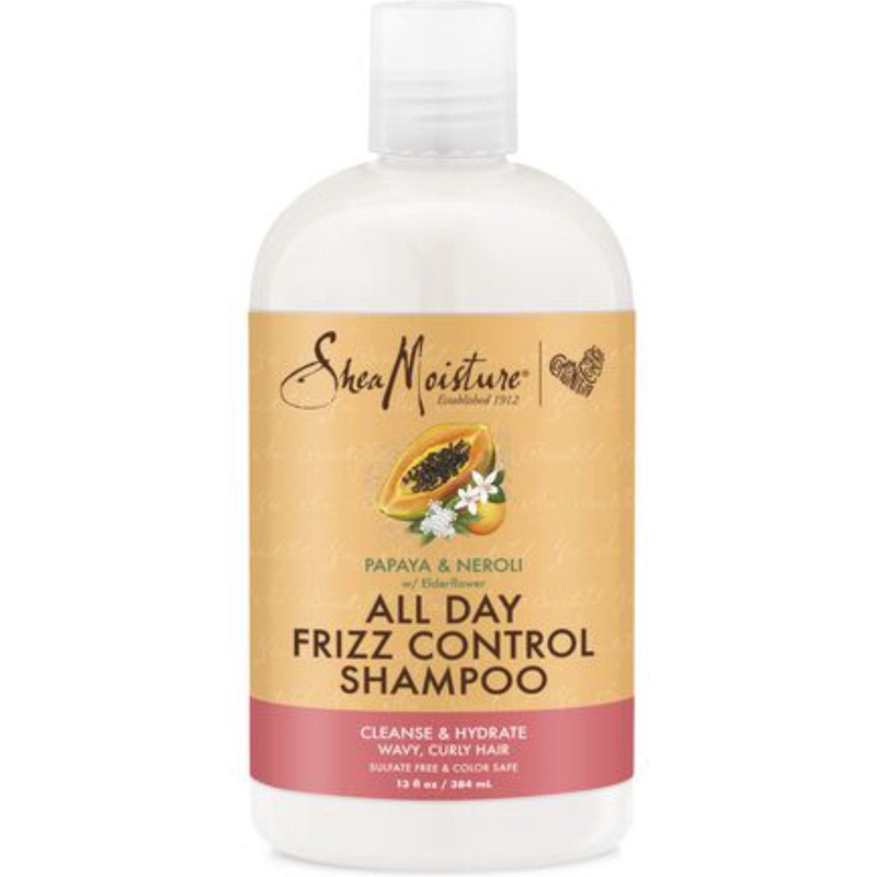Shea Moisture Papaya & Neroli All Day Frizz Control Shampoo 13oz