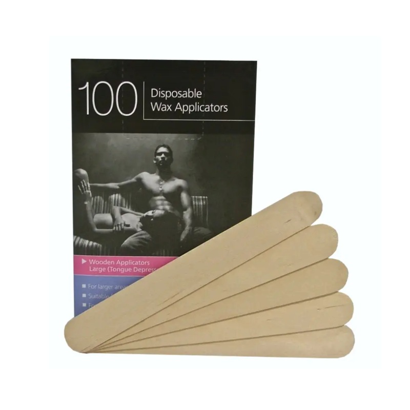 CARONLAB Disposable Wax Applicators Large Tongue Depressors  |  Various Sizes