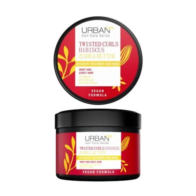 Urban Care Twisted Curls Hibiscus & Shea Butter Intensive Hair Care Mask 230 Ml