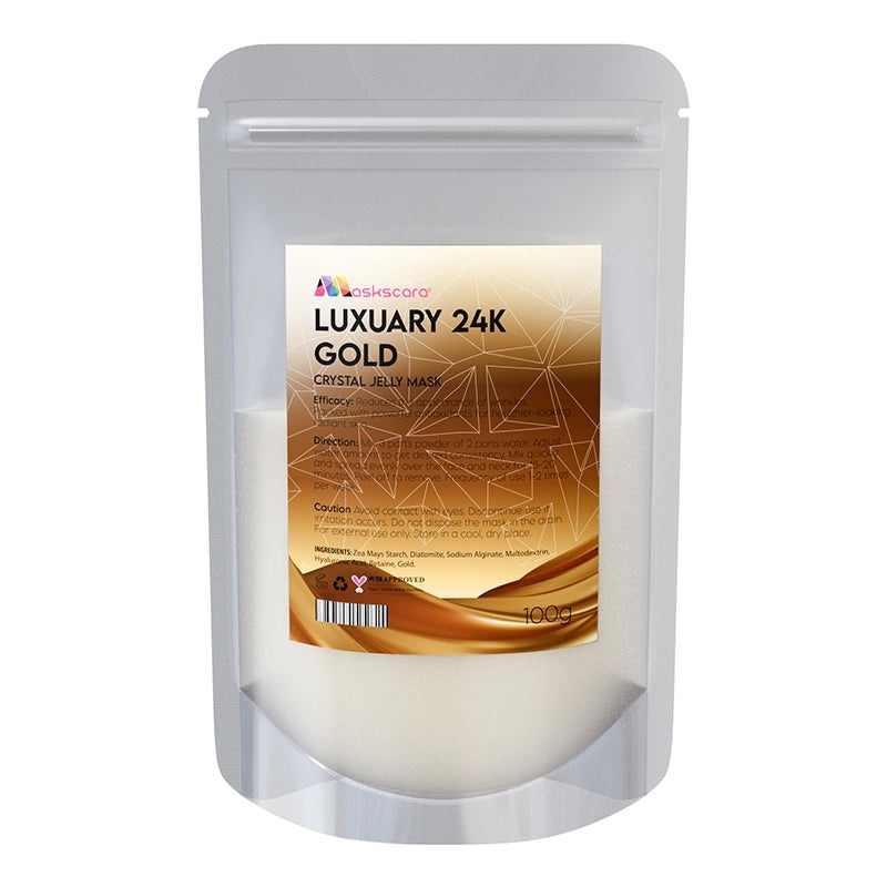 Crystal Jelly Mask Sachet Luxury 24k Gold