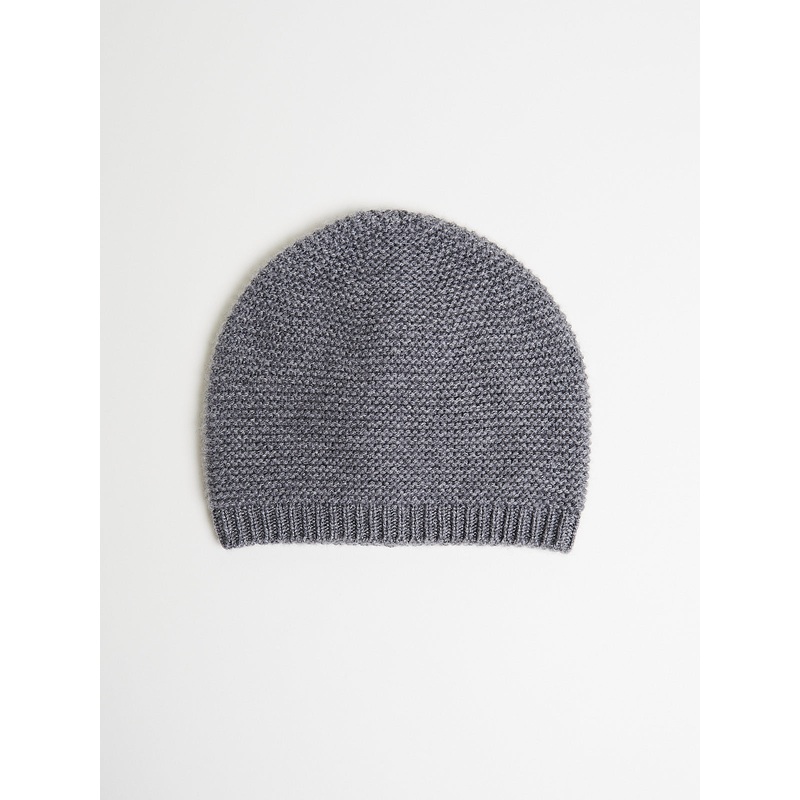 Melle Links Hat in Mid Grey Melange