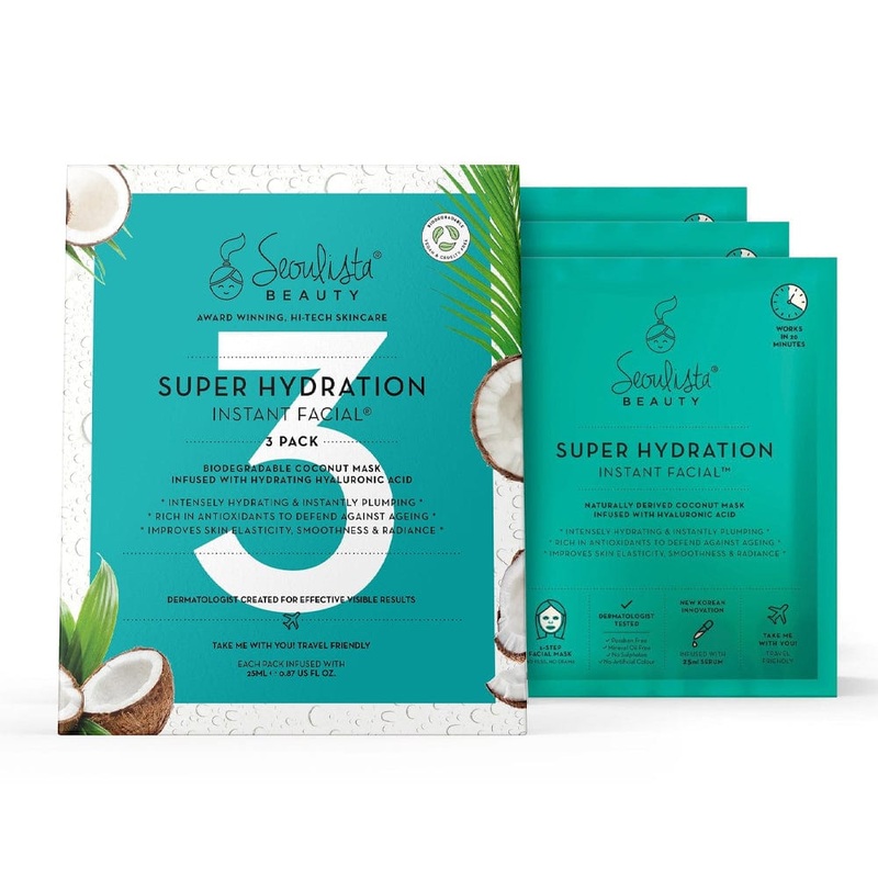 Seoulista Super Hydration Instant Facial 3 Pack
