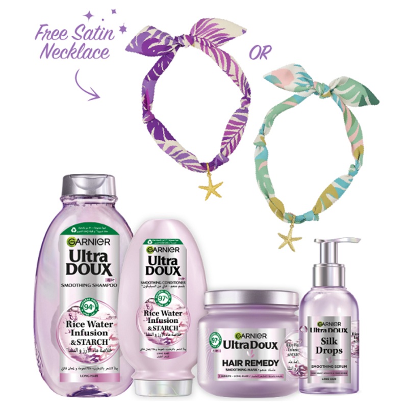 Ultra Doux – Smoothing Rice Water & Starch Bundle