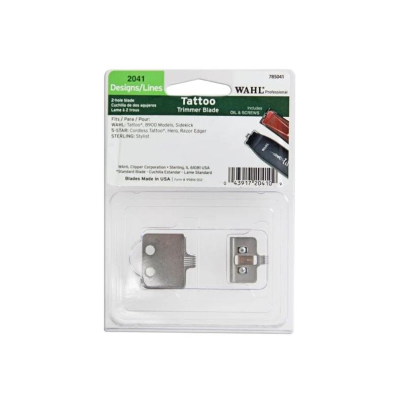 WAHL TATTOO TRIMMER BLADE SET FOR 8900/SIDEKICK/STERLING STYLIST/DETAILER