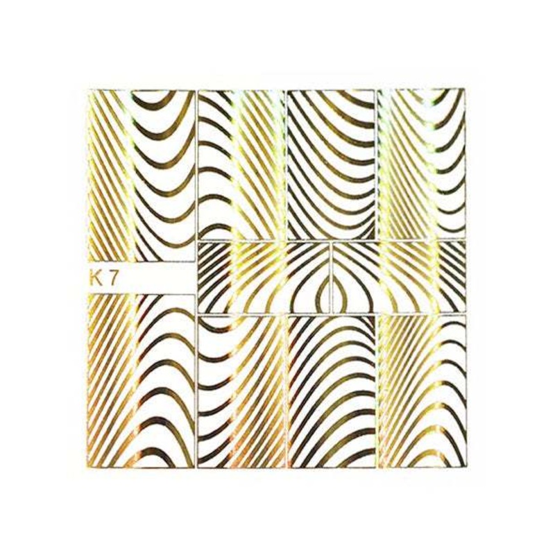 Wavy Lines Gold Lusion Water Transfer – 07LG