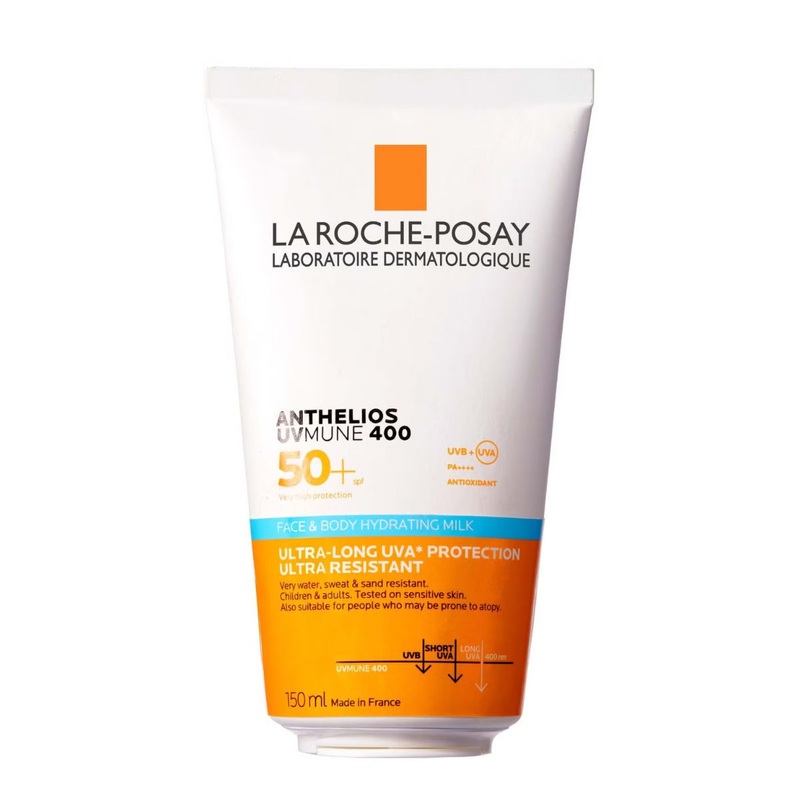 La Roche-Posay Anthelios UVMune 400 Face & Body Hydrating Milk SPF50+ 50ml