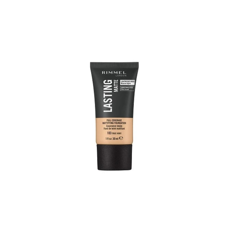 Rimmel Foundation Lasting Matte Full Coverage 103 True Ivory