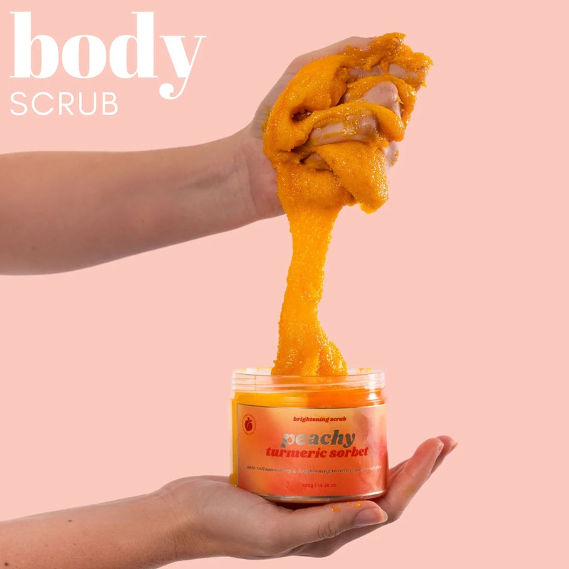 Brightening Turmeric & Peach Scrub