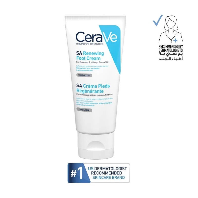CeraVe SA Renewing Foot Cream 88g (3 oz)