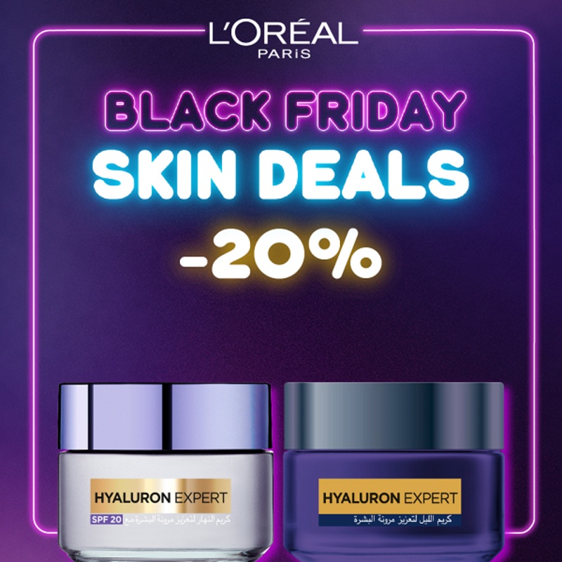 L’Oreal Skin Expert – Hyaluron Expert SPF20 Day Cream & Night Cream Bundle