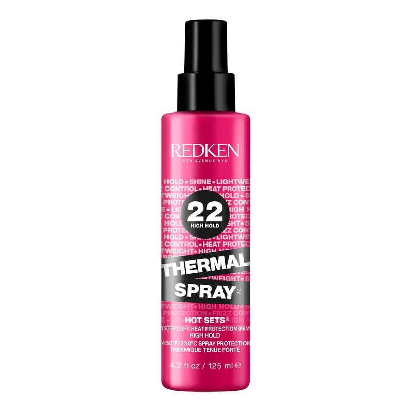 REDKEN 22 THERMAL SPRAY HOT SETS HEAT PROTECTION SPRAY 125ML