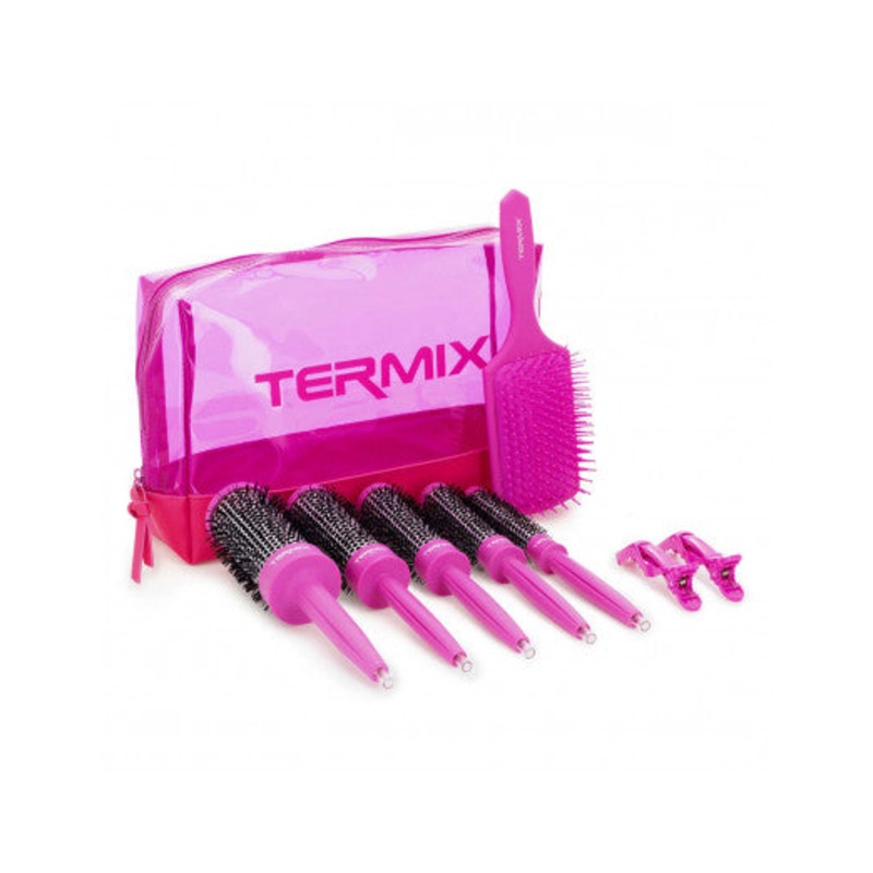 Termix PROFESSIONAL TERMIX 3 STEPS BRUSHING SET FLUOR PINK