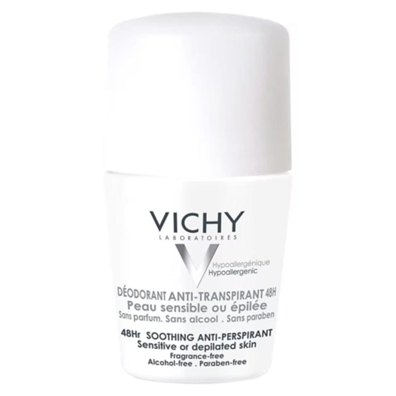 Vichy Deodorant 48 Hour Sensitive Skin Anti-Perspirant Roll On 50ml