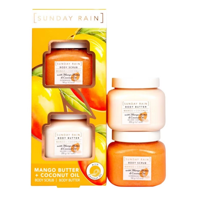 Sunday Rain Mango & Coconut Duo