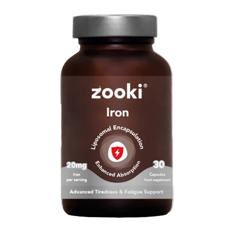 Zooki Liposomal Iron Capsules 30 Servings