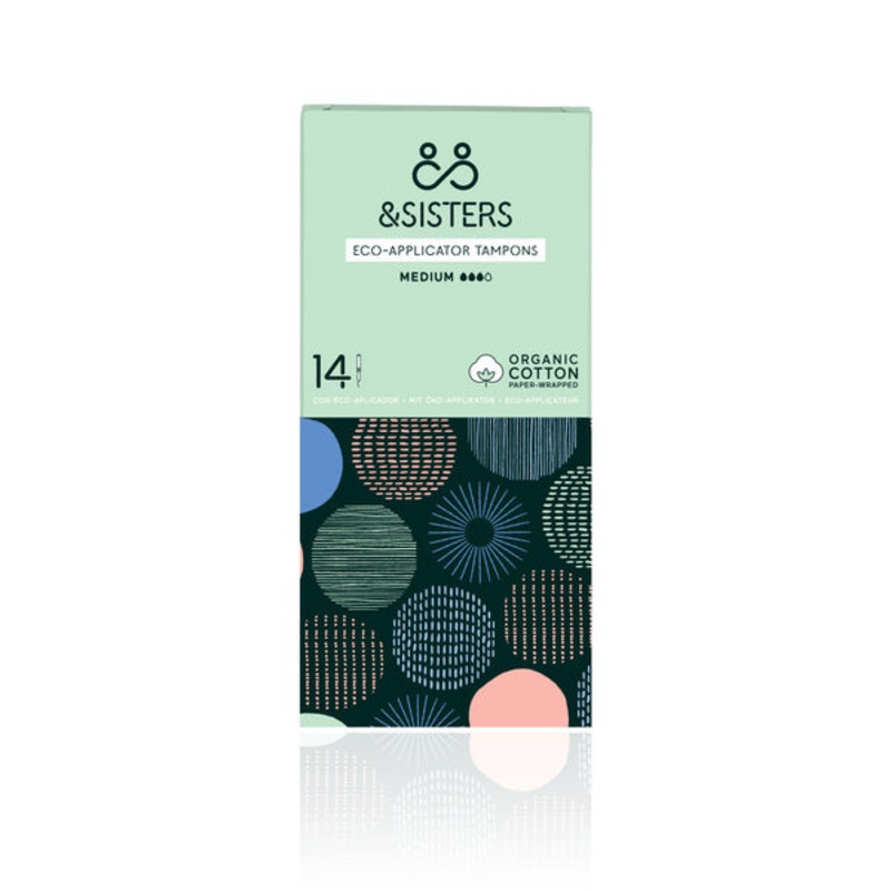 &Sisters – 14 Medium Eco-Applicator Tampons
