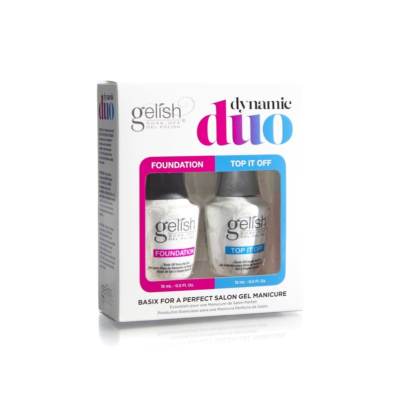 GELISH DYNAMIC DUO – FOUNDATION 15ML & TOP IT OFF 15ML