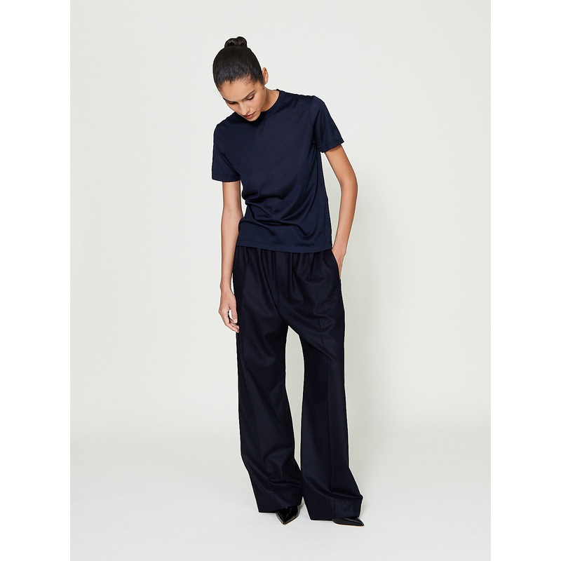 Pull-On Trousers in Midnight