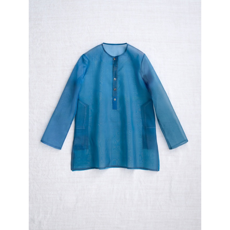 Simple Kurta with Hand Stitching in Myrsini