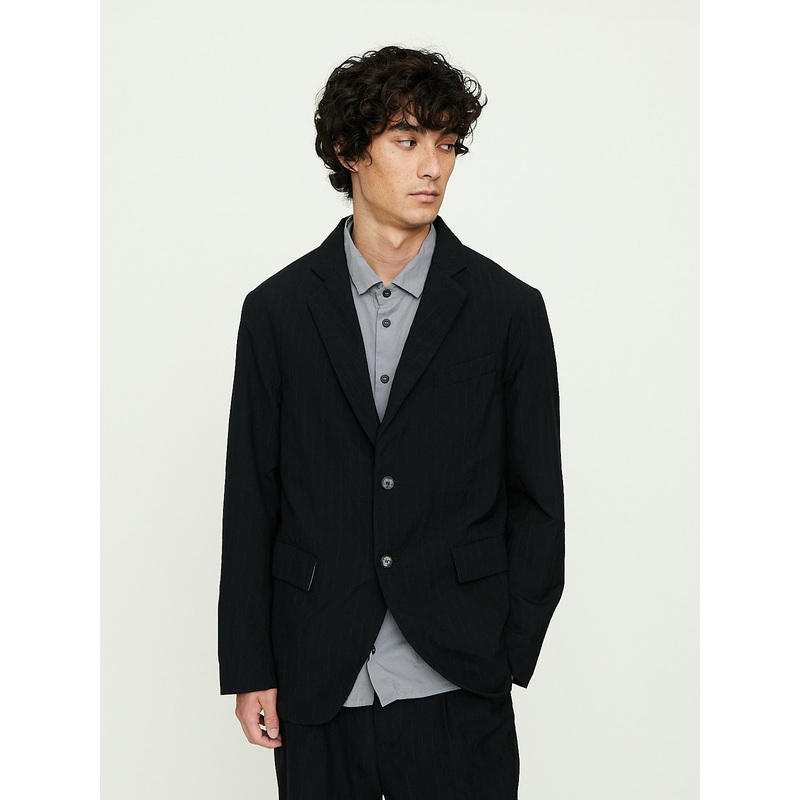 Tobi Jacket in Black Stripe