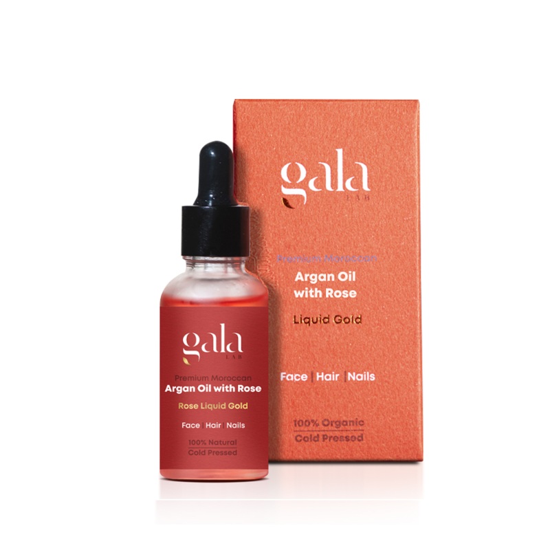 Gala Lab – Premium Moroccan Argan Oil With Rose Liquid Gold