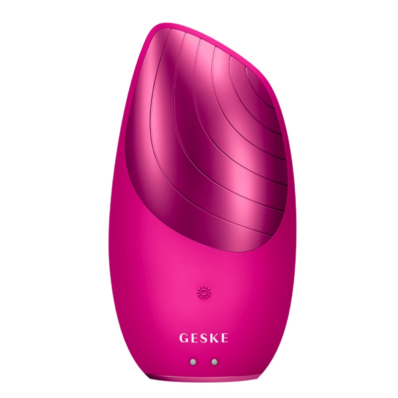 GESKE Sonic Thermo Facial Brush 6in1 Magenta.