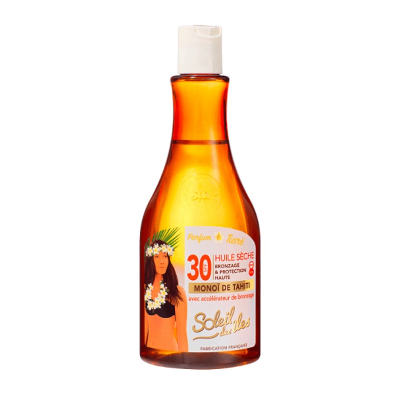 Soleil Des Iles – Huile Seche SPF 30 Parfum Tiare