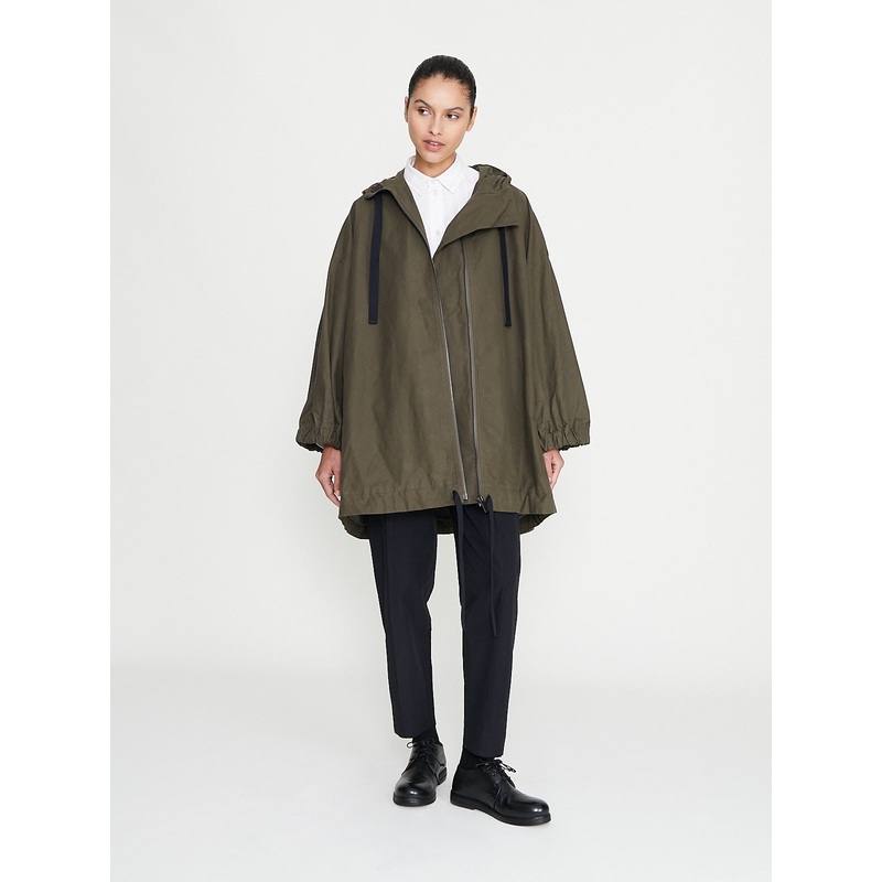 The Explorer Coat in Wax Cotton Heath