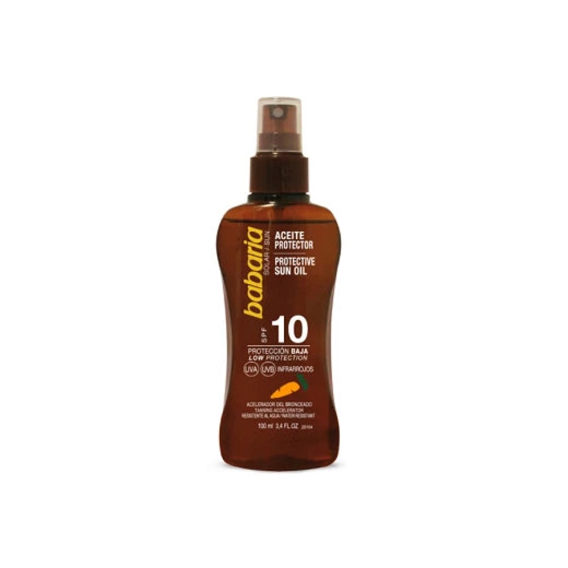 Babaria Tanning Oil SPF10 100ml