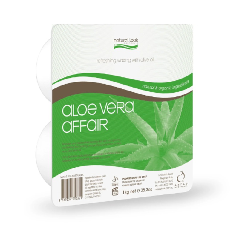 NATURAL LOOK ALOE VERA AFFAIR SOLID WAX 1KG