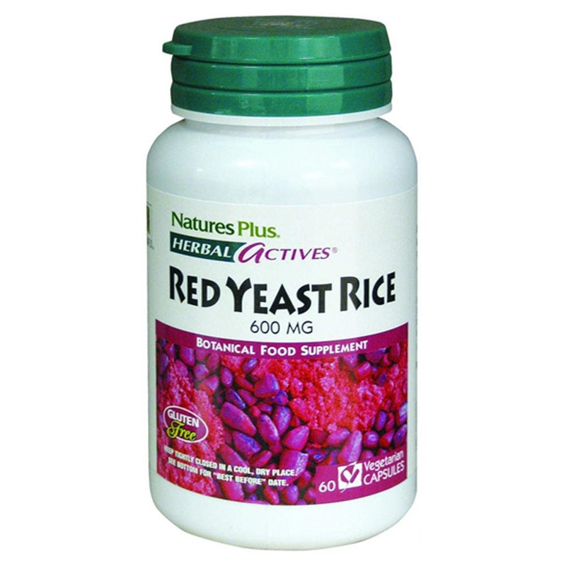 Natures Plus Herbal Actives Red Yeast Rice 600mg