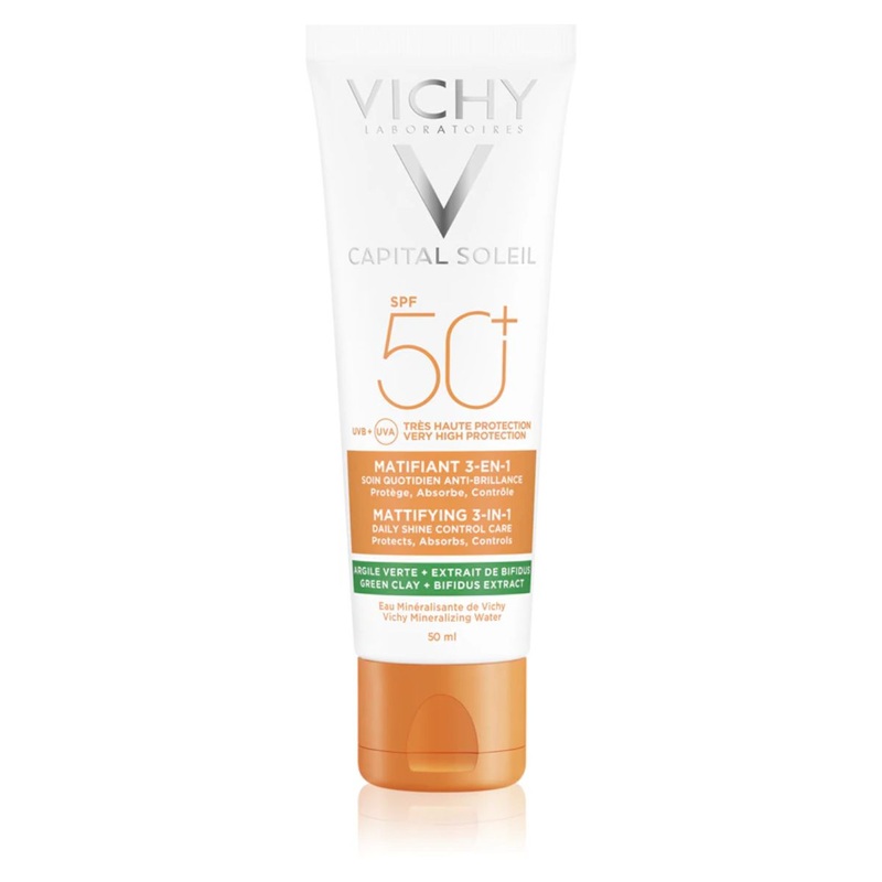 VICHY Capital Soleil Mattifying & Correcting 3-in-1 Sun Protection for Face SPF50+ 50ml