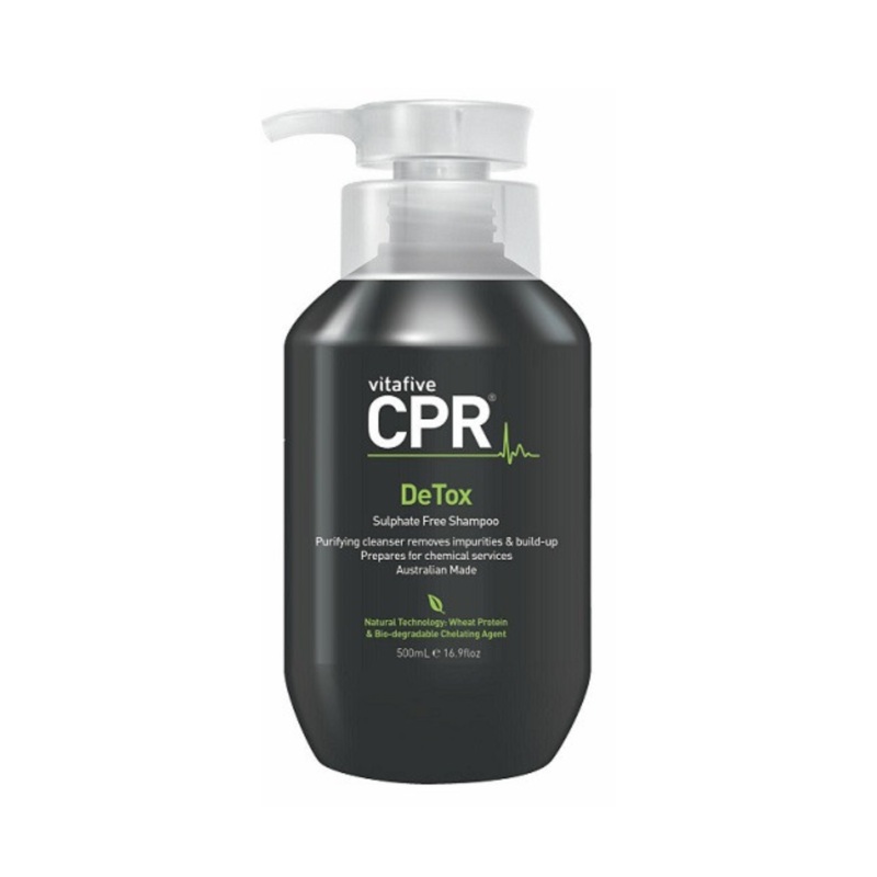 VITAFIVE CPR DETOX SULPHATE FREE CLEANSING SHAMPOO 500ML
