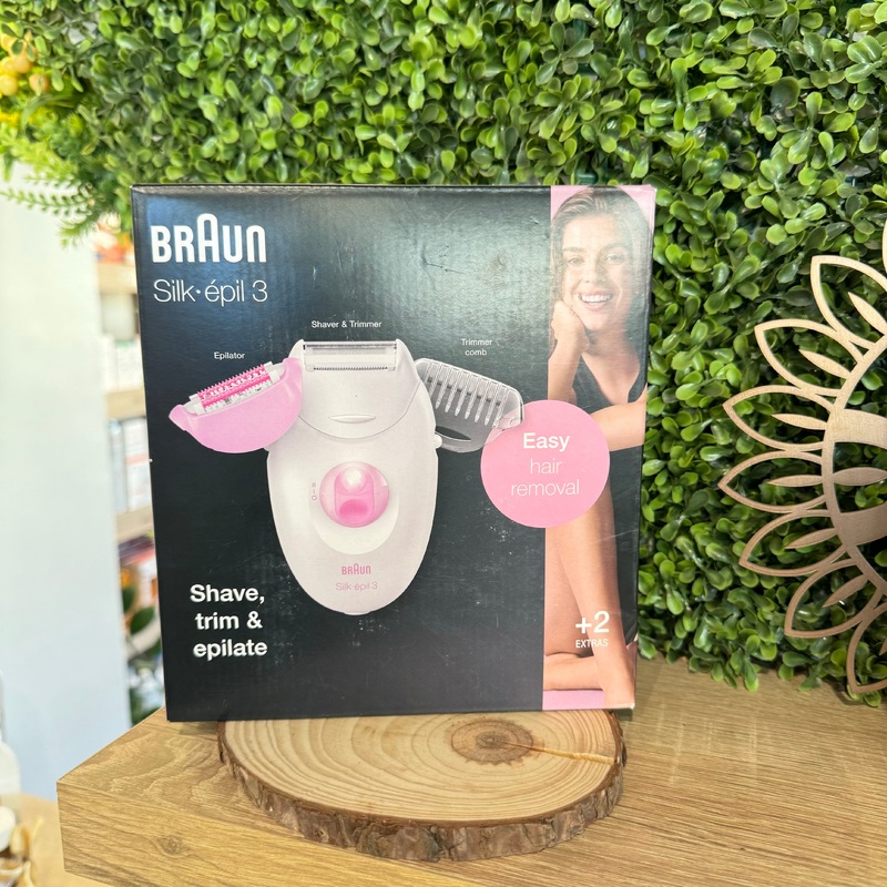 Braun Silk epil 3 Pink With 2 Extras Epilator & Shaver