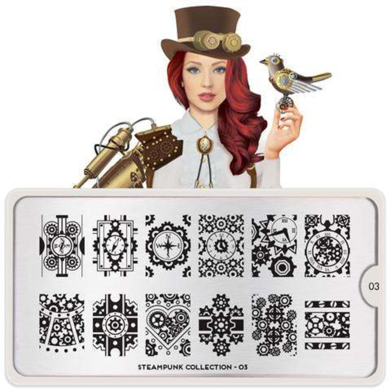 Moyou London Stamping Plate – Steam Punk 03