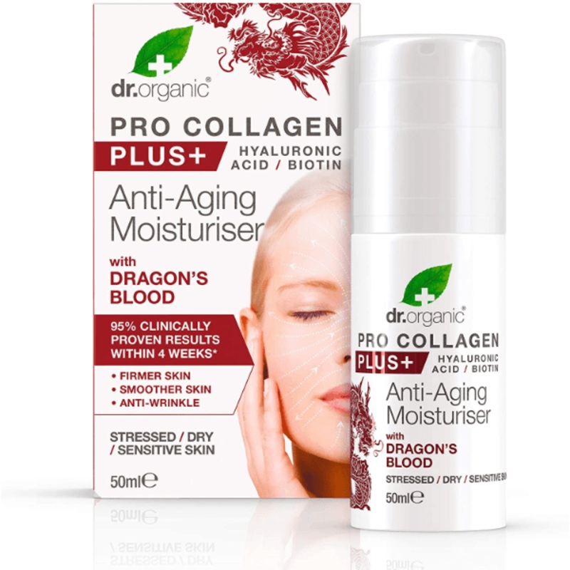 Dr. Organic – Pro Collagen+ Anti-aging Moisturizer With Dragon’s Blood