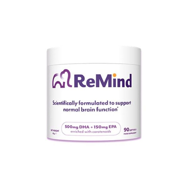ReMind 500mg DHA+150mg EPA 90 Capsules