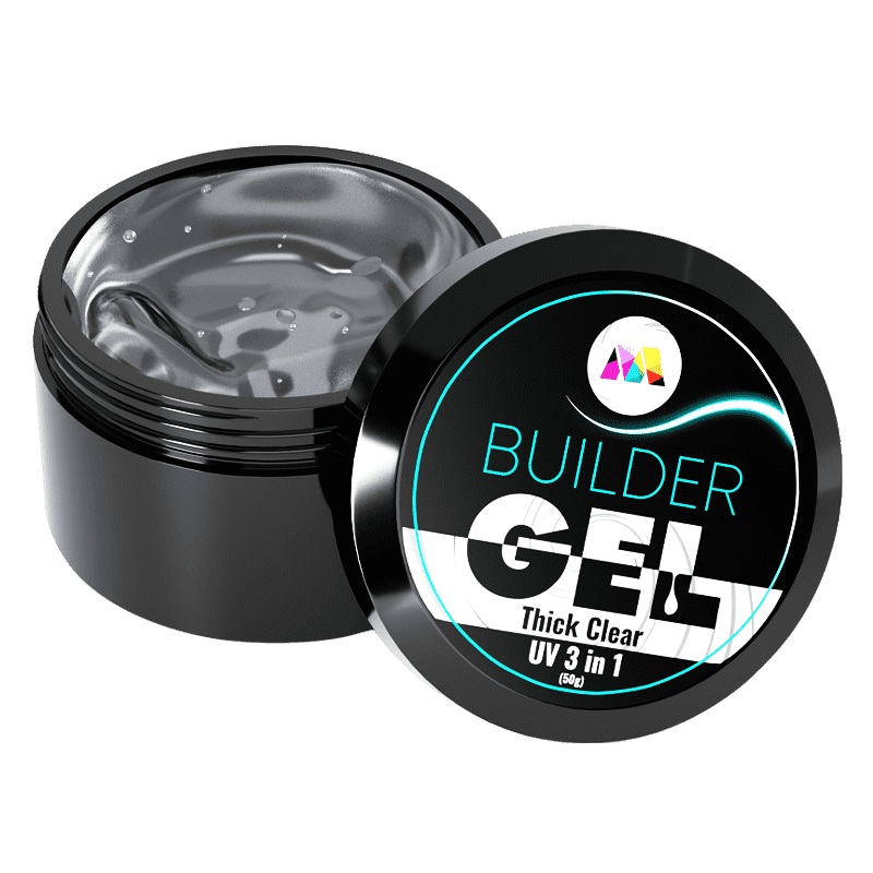 Thick Clear UV Builder Gel – 50g