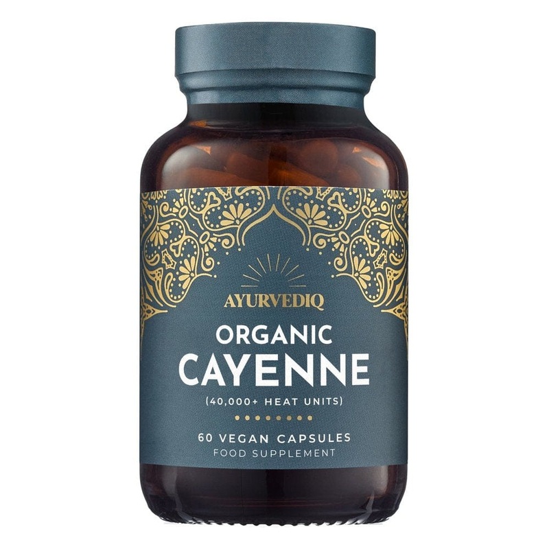 Ayurvediq Organic Cayenne 60 Capsules