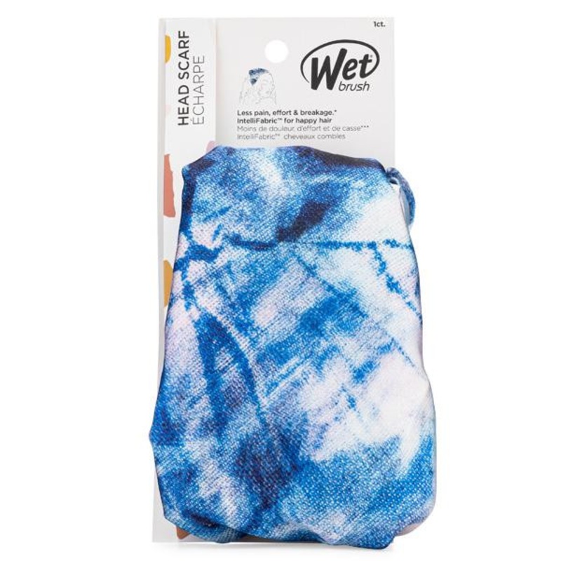 The Wet Brush — Head Scarf – Blue Tie Dye
