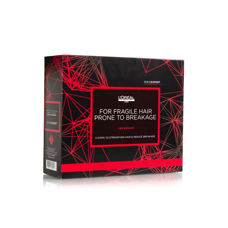 L’OREAL PROFESSIONNEL SERIE EXPERT INFORCER TRIO FOR FRAGILE HAIR PRONE TO BREAKAGE