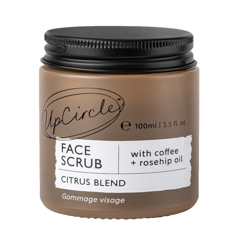 UpCircle Beauty Face Scrub with Coffee + Rosehip Oil – Citrus Blend 100ml