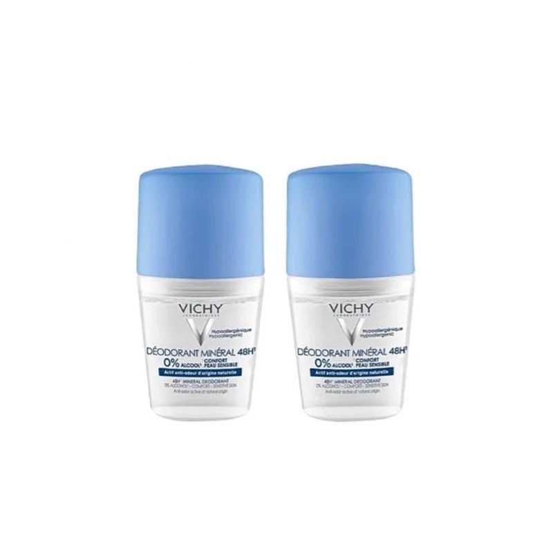 Vichy Deodorant Minerals 48H Roll On 50ml Offer
