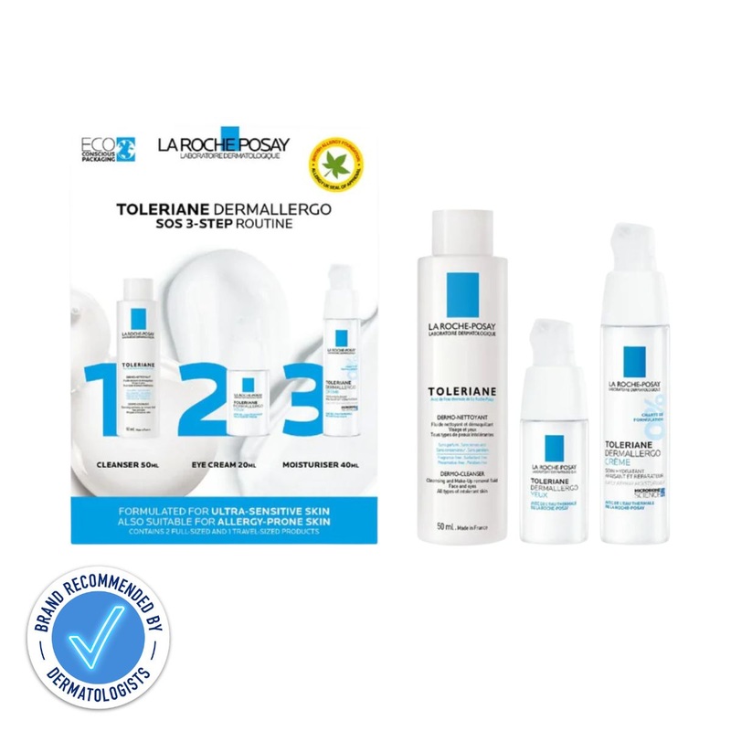 La Roche-Posay Toleriane Dermallergo Sos 3-Step Soothing Kit