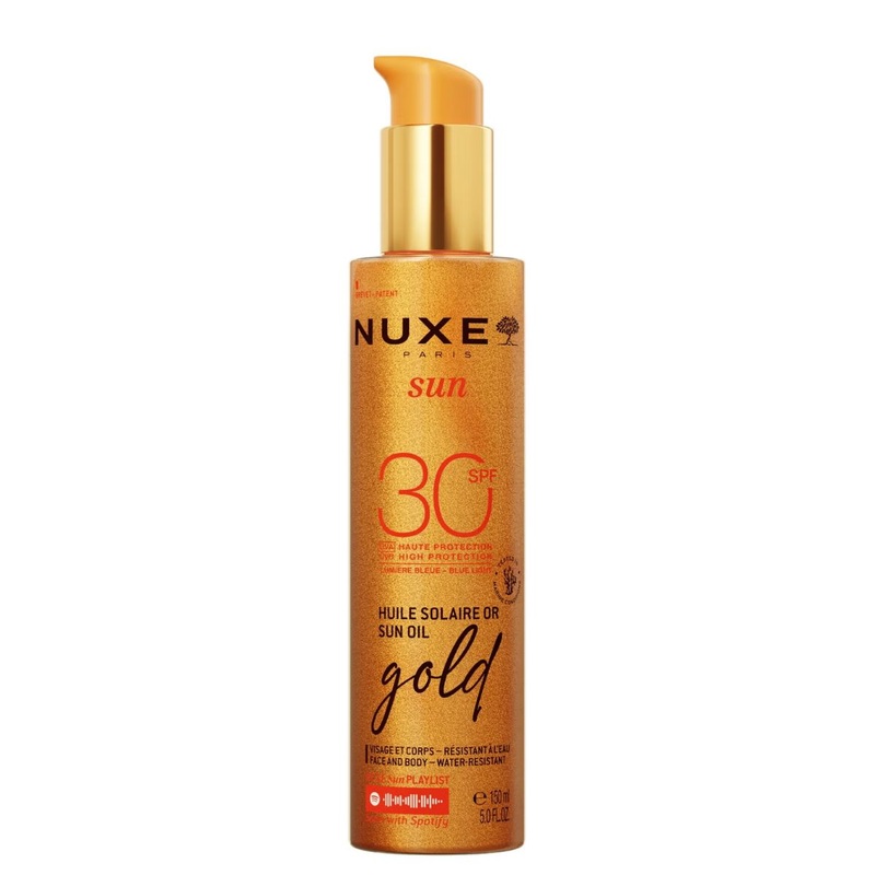 NUXE Sun Oil Gold Shimmery High Protection SPF 30