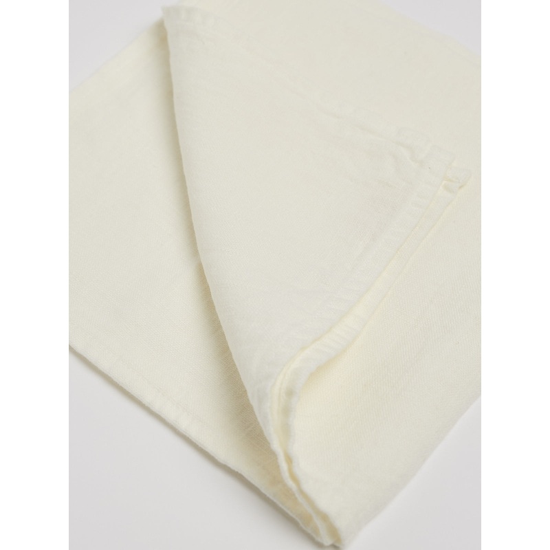 Set of 2 Heavy Linen Napkin in White