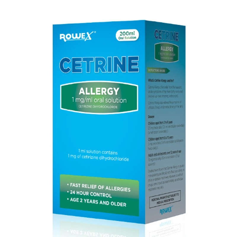Cetrine Allergy Oral Solution 200ml